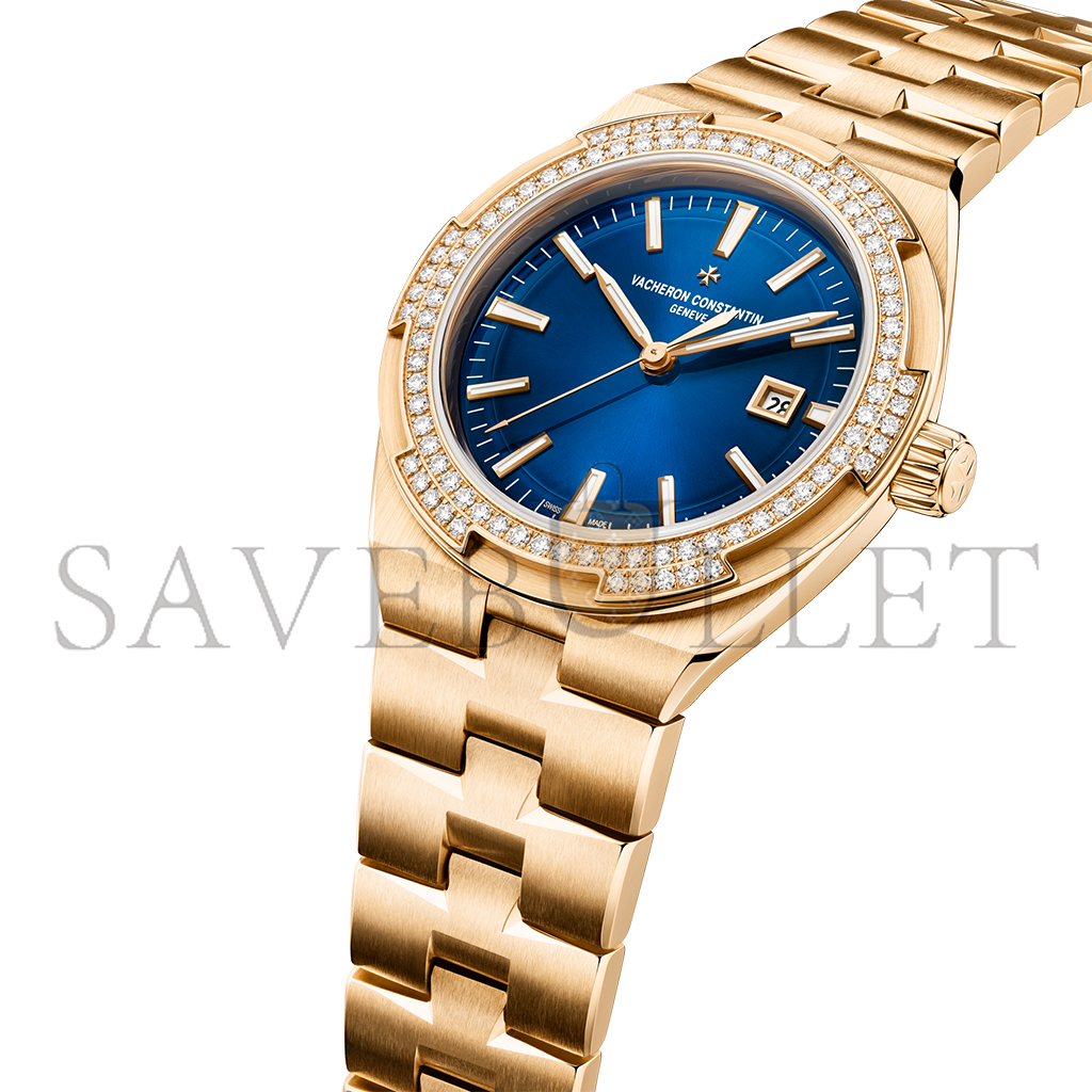 vacheron Co*sta*t*n overseas self-winding 35 mm pink gold watch 4605v/200r-b978